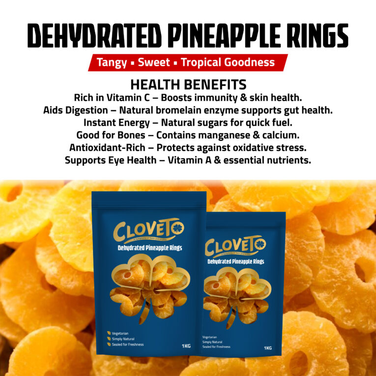 Dehydrated Pineapple Dice Rings (2)