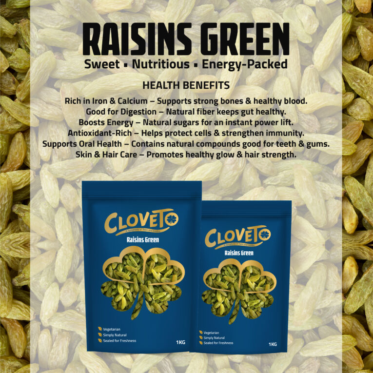Green RAISINS POST-01
