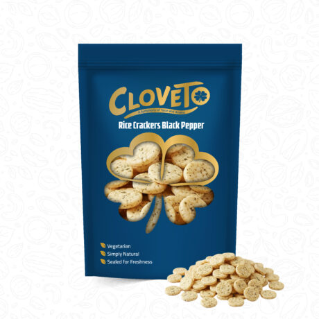 Black Pepper Rice Crackers