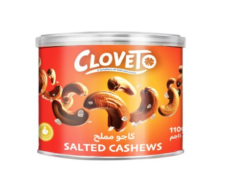 Salted Cashews 110g – Premium Roasted & Lightly Salted Cashew Tin