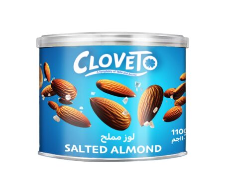Salted Almonds 110g – Premium Roasted & Lightly Salted Almond Tin